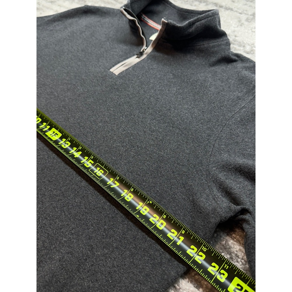 The Normal Brand Pullover Mens L Gray Quarter Zip Mock Neck Sweatshirt - Picture 4 of 9